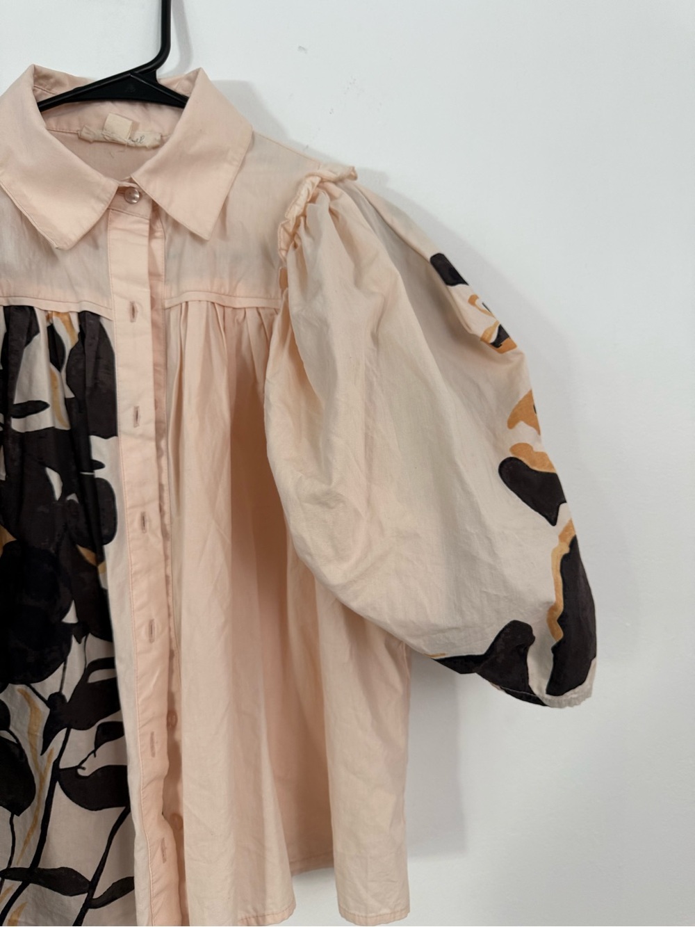 Forever That Girl Button Down Puff Sleeve Blouse - Picture 3 of 4